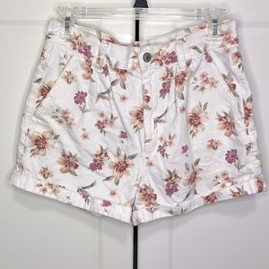 AEO Floral Jean Shorts Sz 6